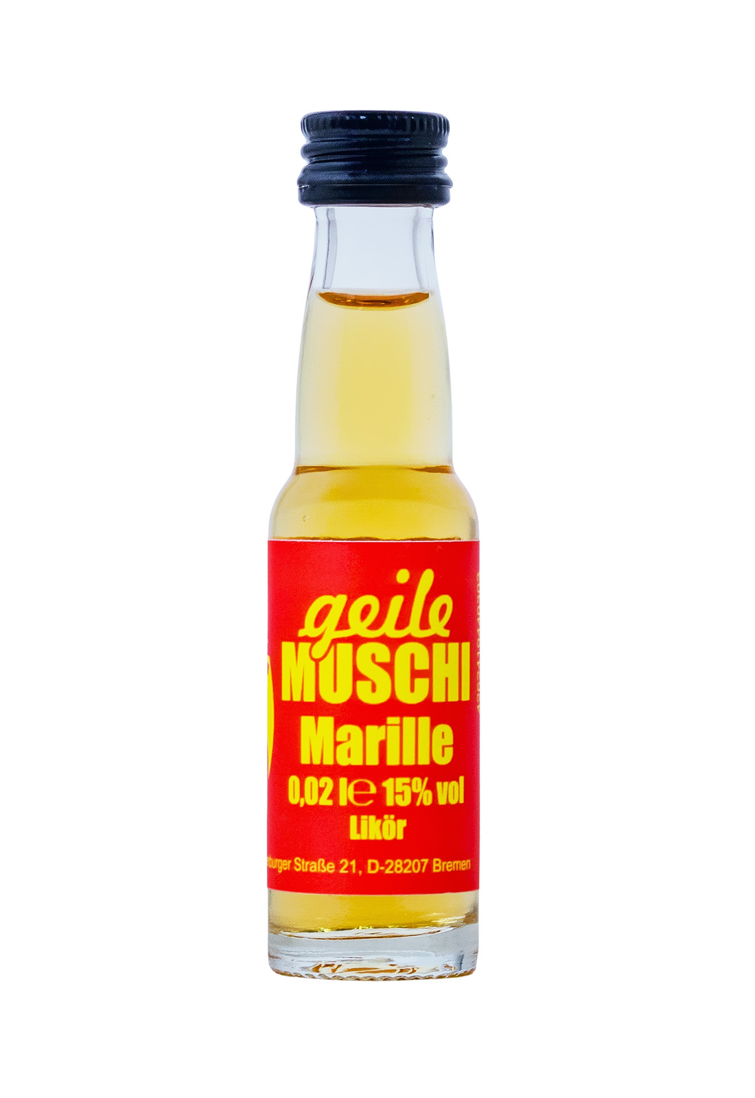 Geile Muschi Marille Glas-Kurzer Shot - 0,02L 15% vol