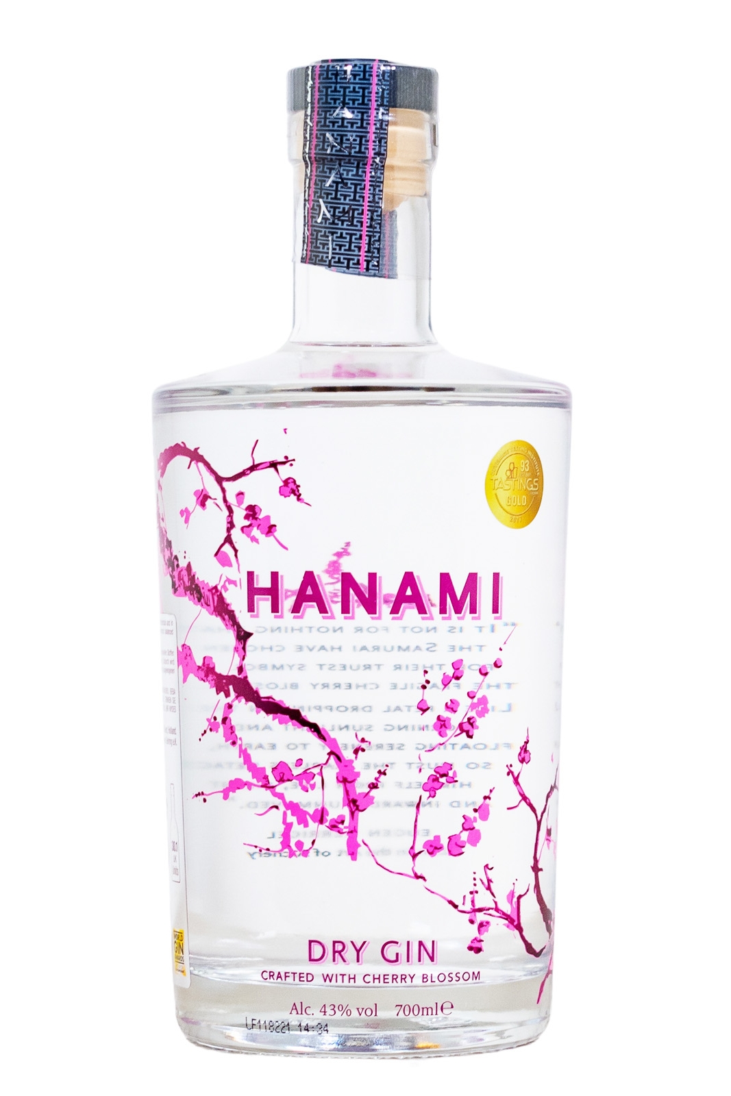 Hanami Dry Gin - 0,7L 43% vol Hanami Dry Gin - 0,7L 43% vol