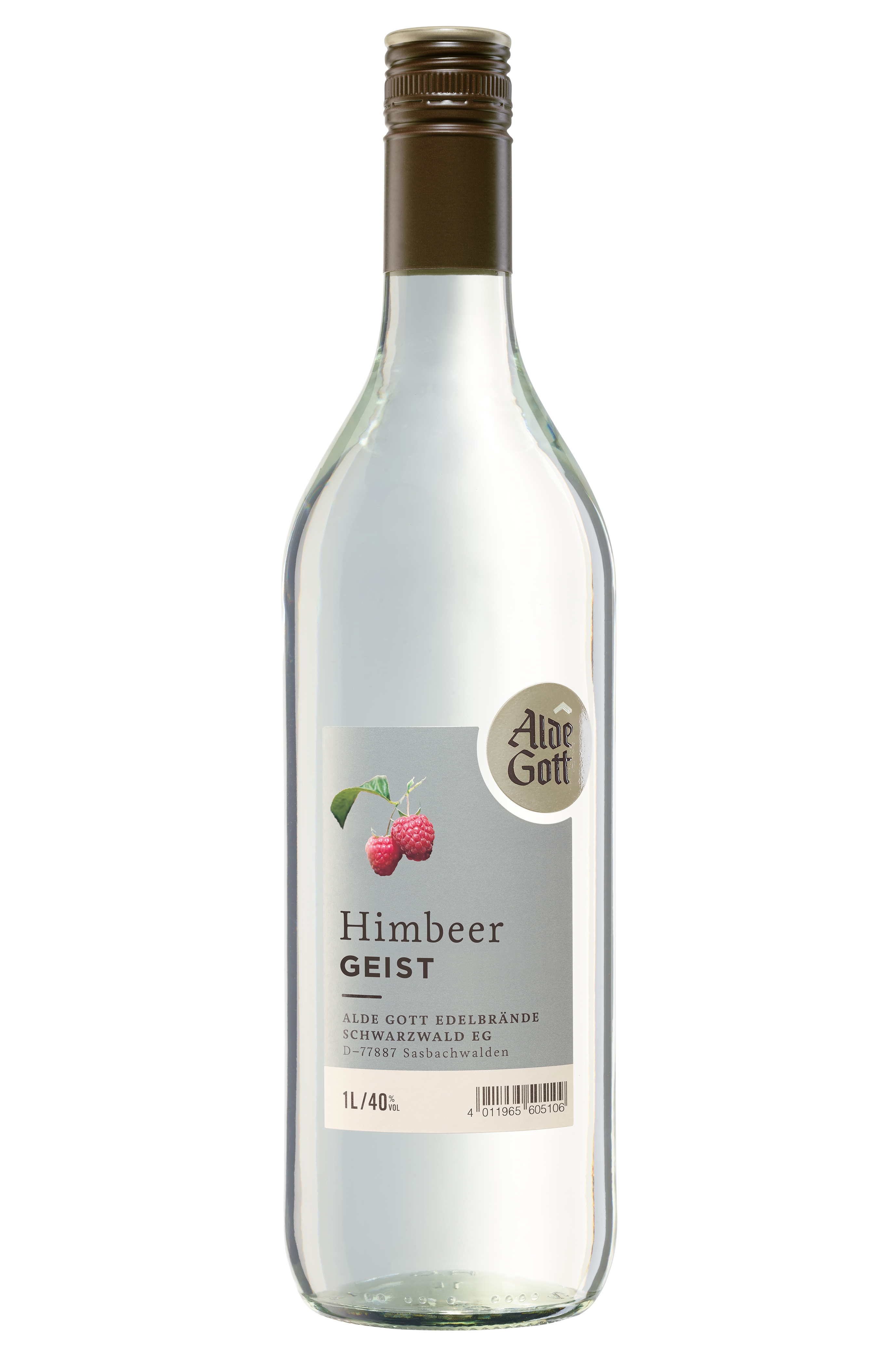 Alde Gott Himbeergeist - 1 Liter 40% vol