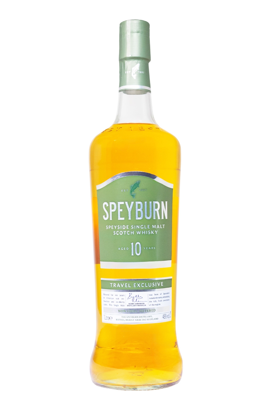 Speyburn 10 Jahre Single Malt Scotch Whisky - 1 Liter 46% vol