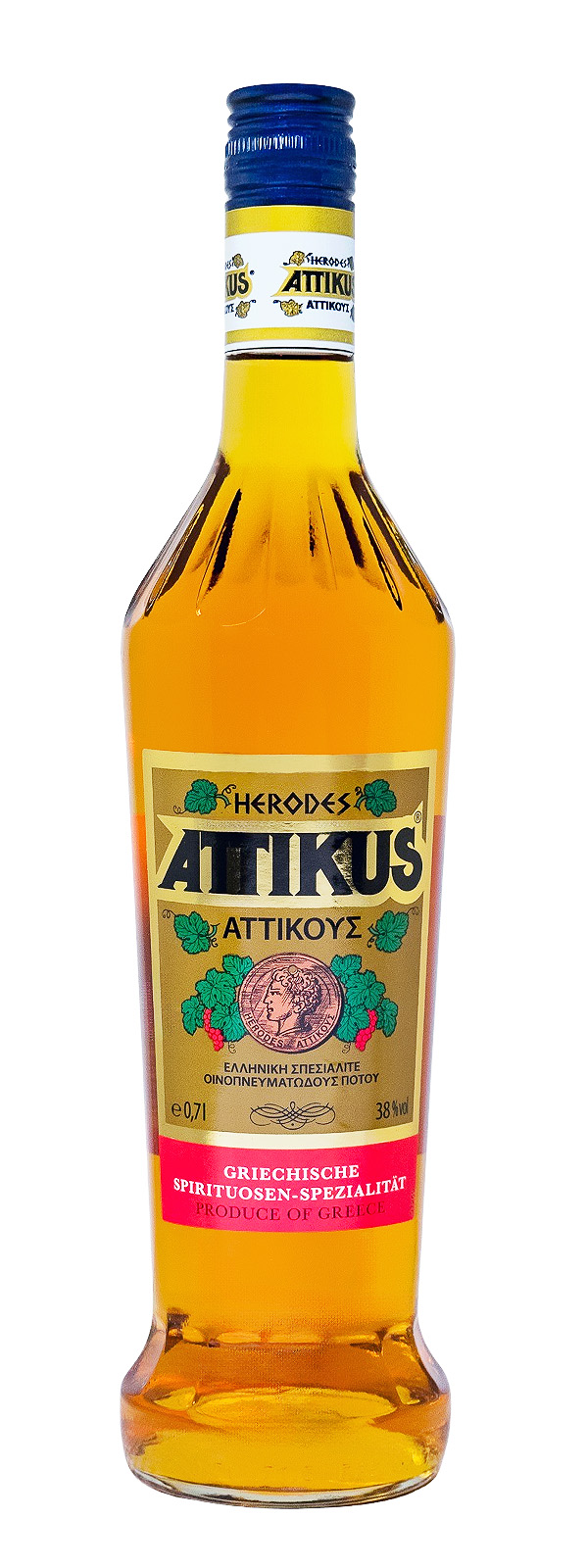 Herodes Attikus Griechischer Weinbrand - 0,7L 38% vol Herodes Attikus Griechischer Weinbrand - 0,7L 38% vol