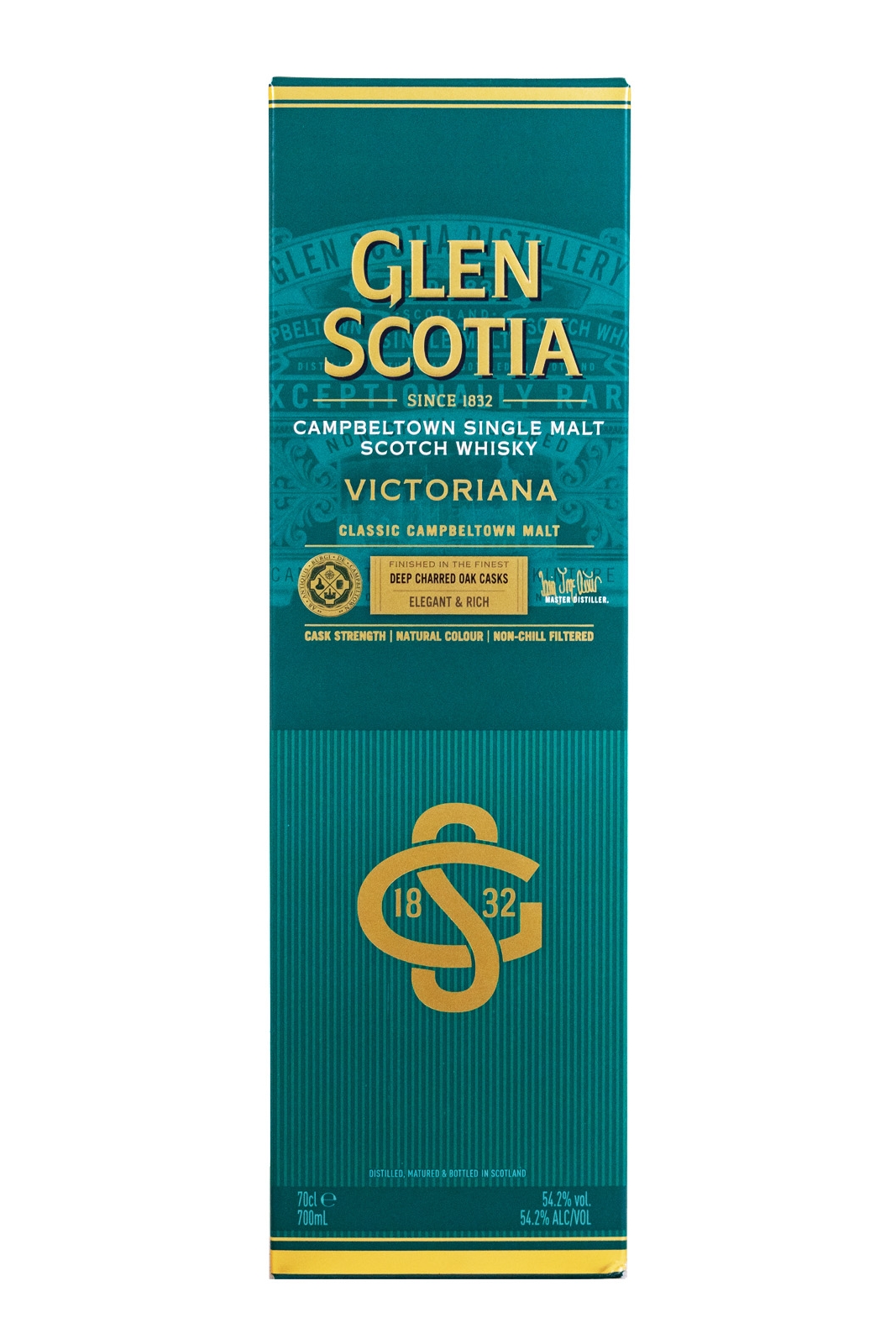 Glen Scotia Victoriana Deep Charred Oak Cask Single Malt Scotch Whisky - 0,7L 54,2% vol