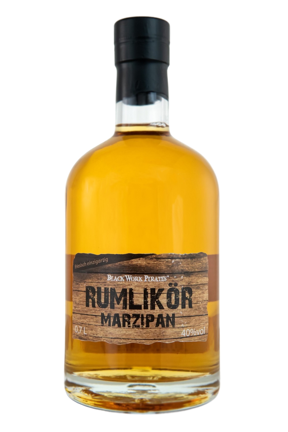 Black Work Pirates Rumlikör Marzipan - 0,7L 40% vol