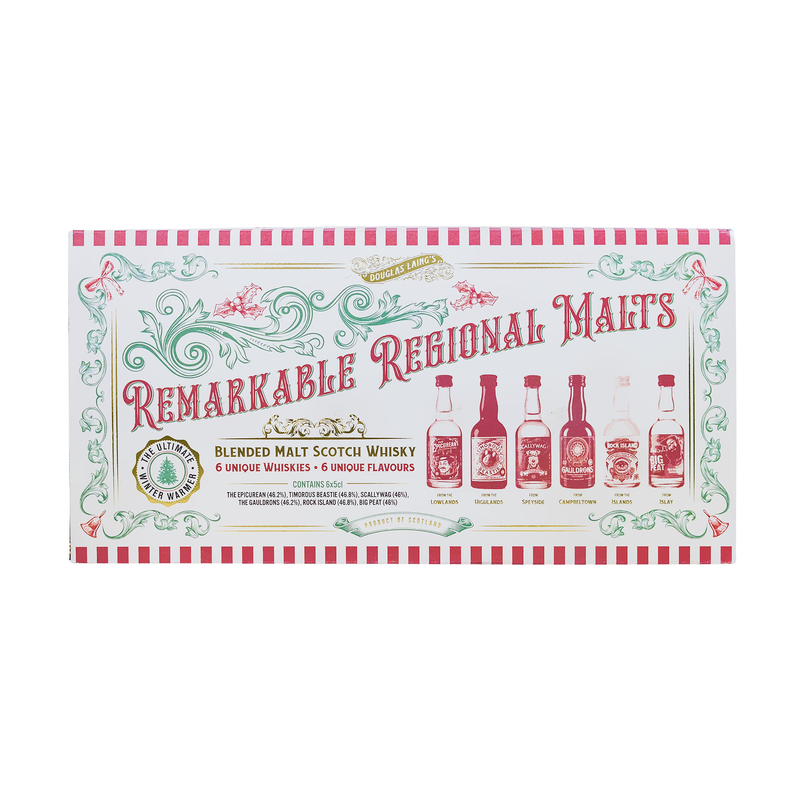 Remarkable Regional Malts Miniaturset Paket [6 x 0,05 Liter] - 0,3L 46,34% vol
