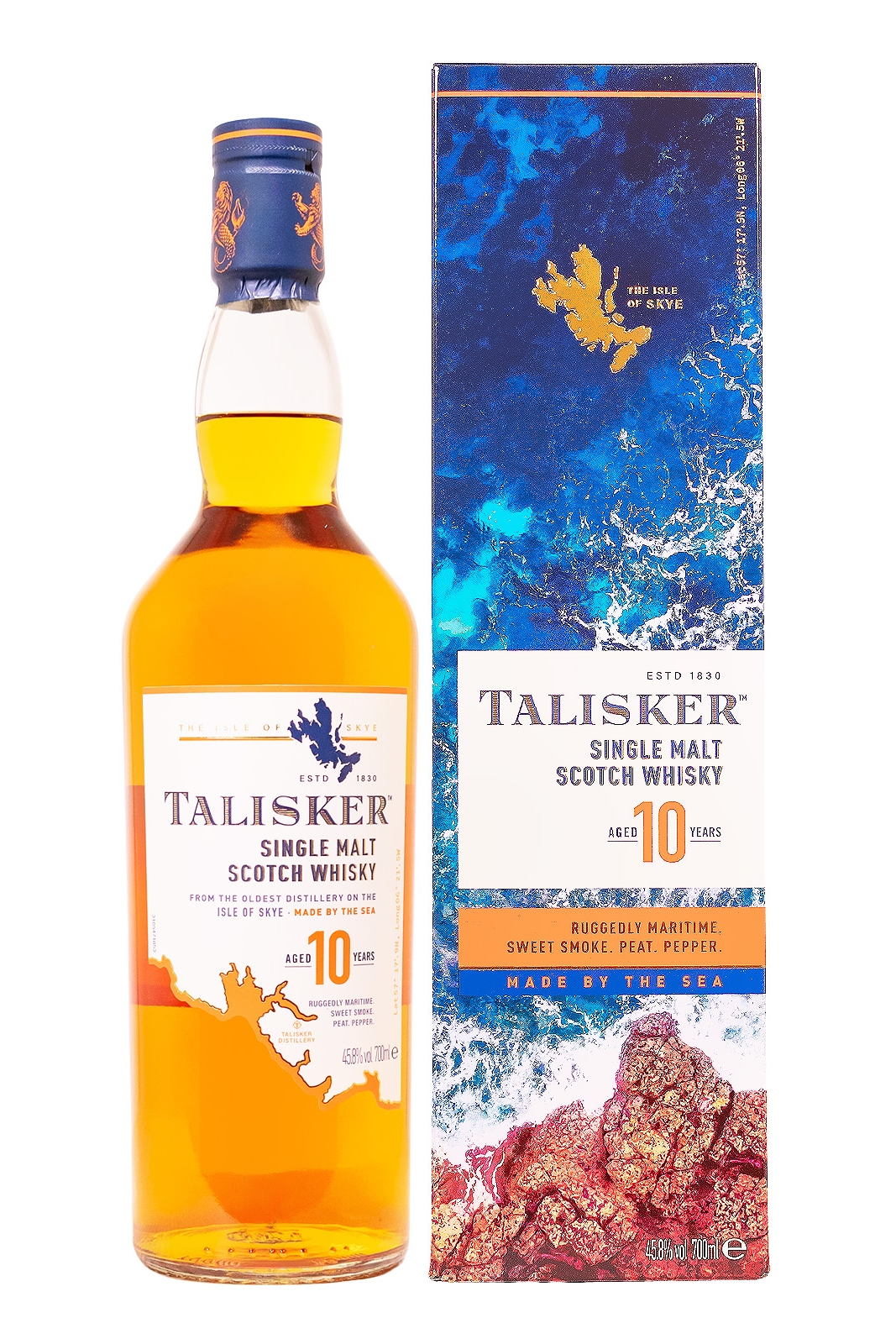 Talisker 10 Jahre Geschenk-Set mit Tasse - 0,7L 45,8% vol