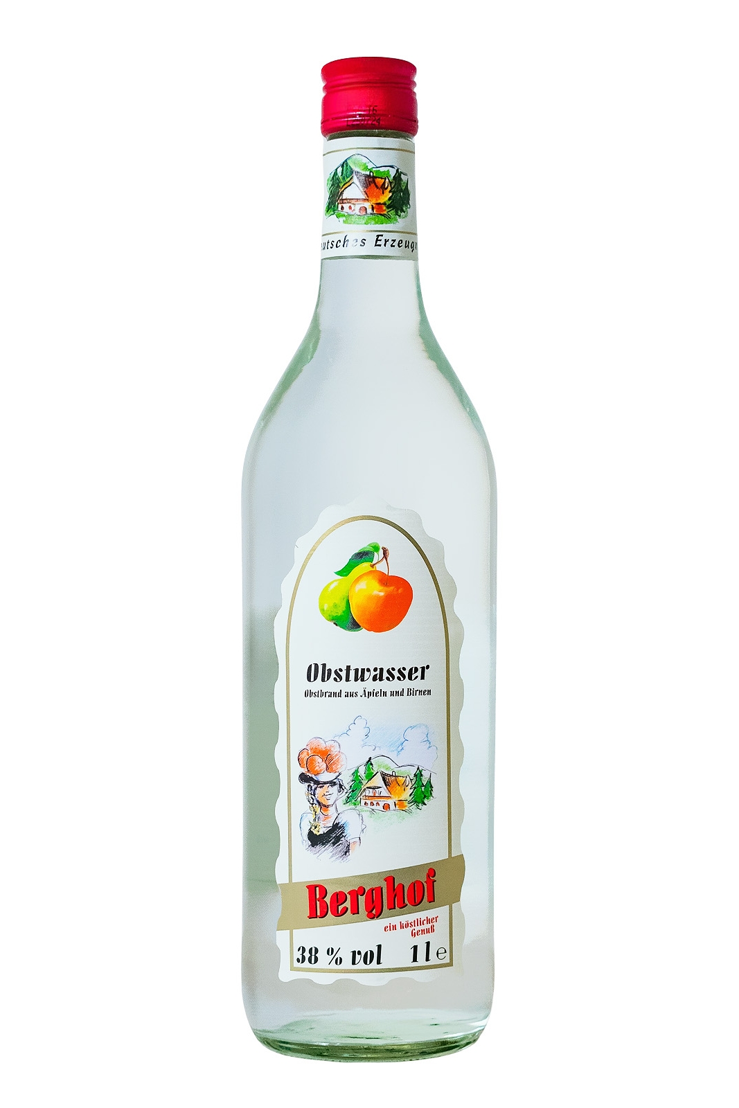 Berghof Obstwasser - 1 Liter 38% vol Berghof Obstwasser - 1 Liter 38% vol