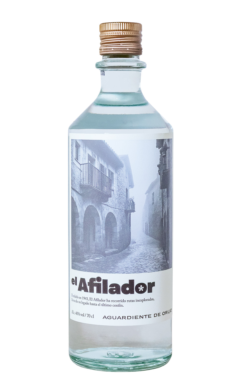 El Afilador Orujo Aguardiente Blanco Tresterbrand - 0,7L 40% vol