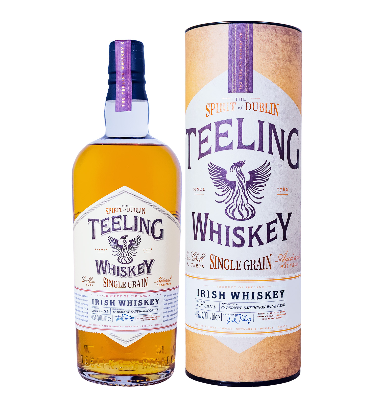 Teeling Single Grain Wine Casks Irish Whiskey - 0,7L 46% vol (11.08.2025) Teeling Single Grain Wine Casks Irish Whiskey - 0,7L 46% vol