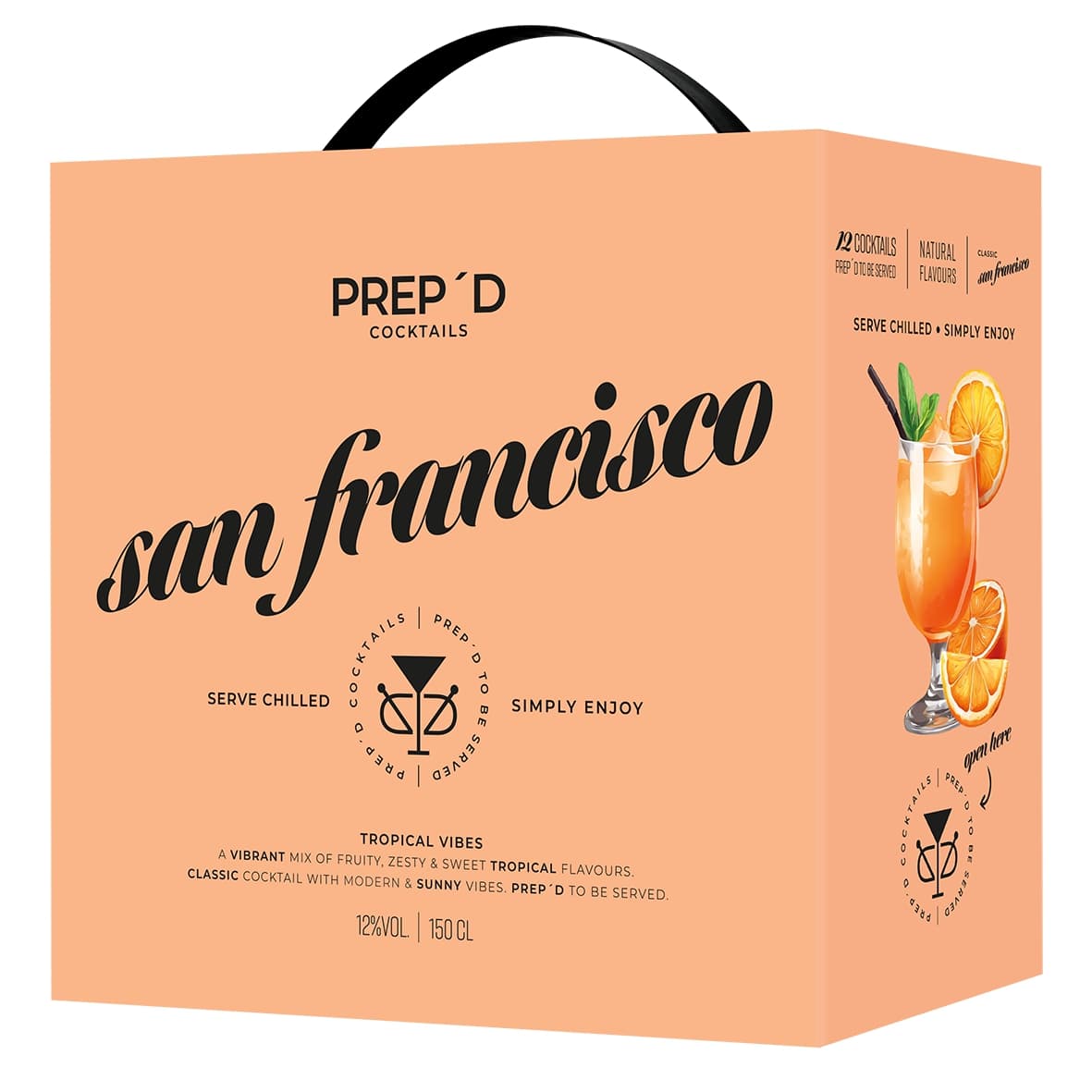 Prep´d Cocktails San Francisco Ready to Drink - 1,5L 12% vol Prep´d Cocktails San Francisco Ready to Drink - 1,5L 12% vol