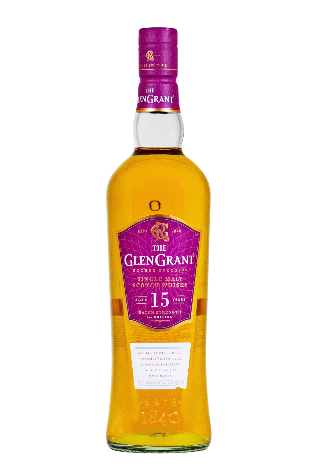 Glen Grant 15Y Single Malt Whisky - 0,7L 50% vol Glen Grant 15Y Single Malt Whisky - 0,7L 50% vol