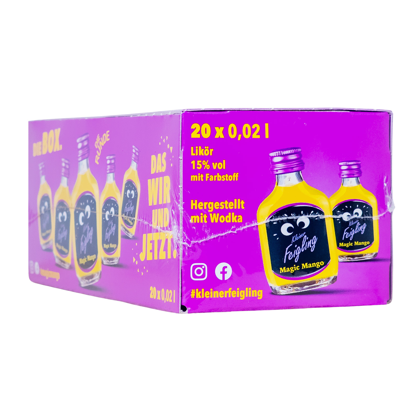 Paket [20 x 0,02L] Kleiner Feigling Magic Mango - 0,4L 15% vol