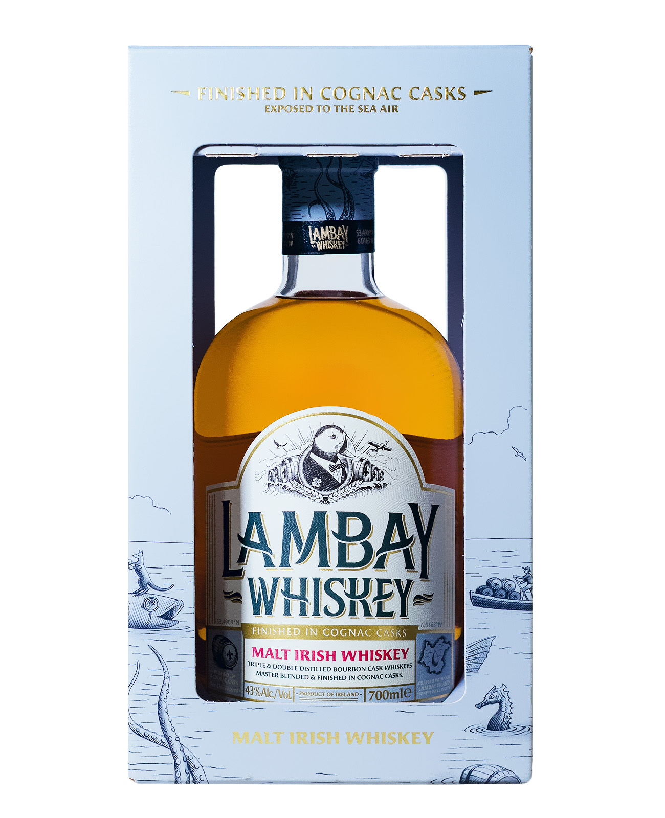 Lambay Malt Irish Whiskey - 0,7L 43% vol
