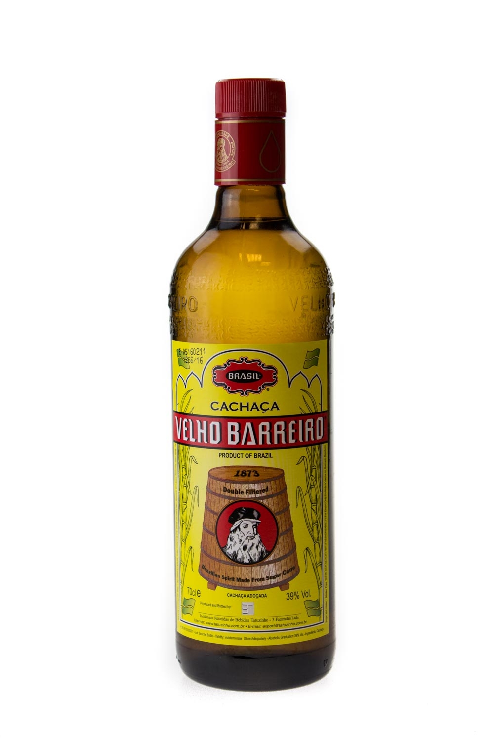 Velho Barreiro Silver Cachaca - 0,7L 39% vol Velho Barreiro Silver Cachaca - 0,7L 39% vol