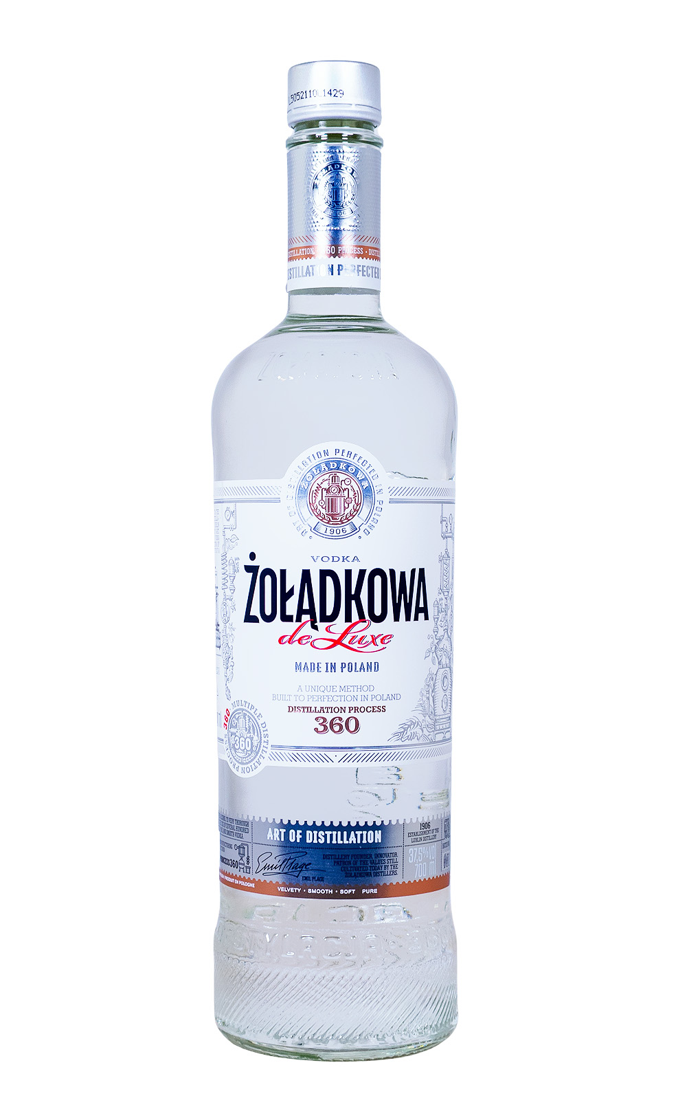 Zoladkowa de Luxe Vodka - 0,7L 37,5% vol