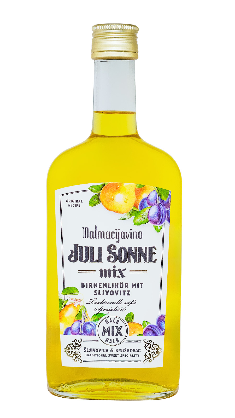 Juli Sonne Birnenlikör mit Slivovitz - 0,5L 25% vol
