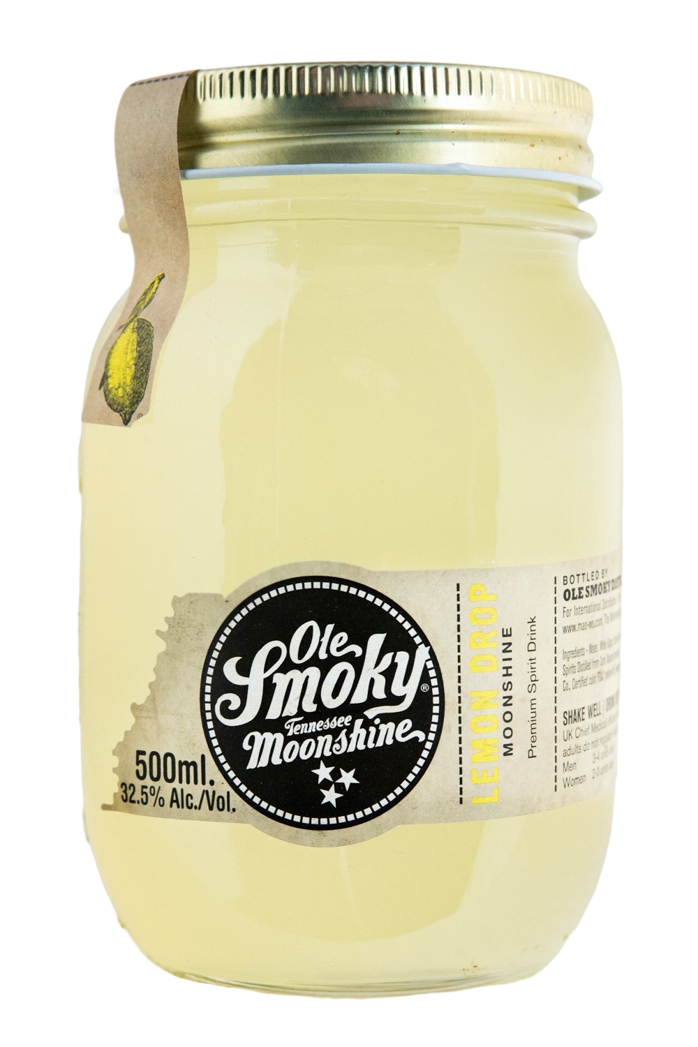Ole Smoky Lemon Drop Moonshine - 0,5L 32,5% vol