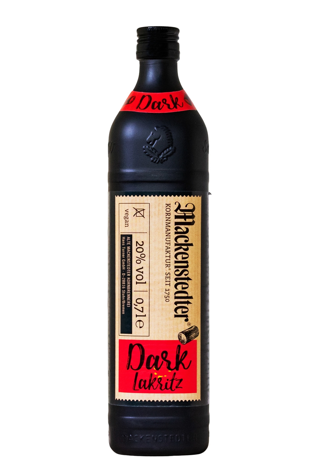 Mackenstedter Dark Lakritz Likör - 0,7L 20% vol Mackenstedter Dark Lakritz Likör - 0,7L 20% vol