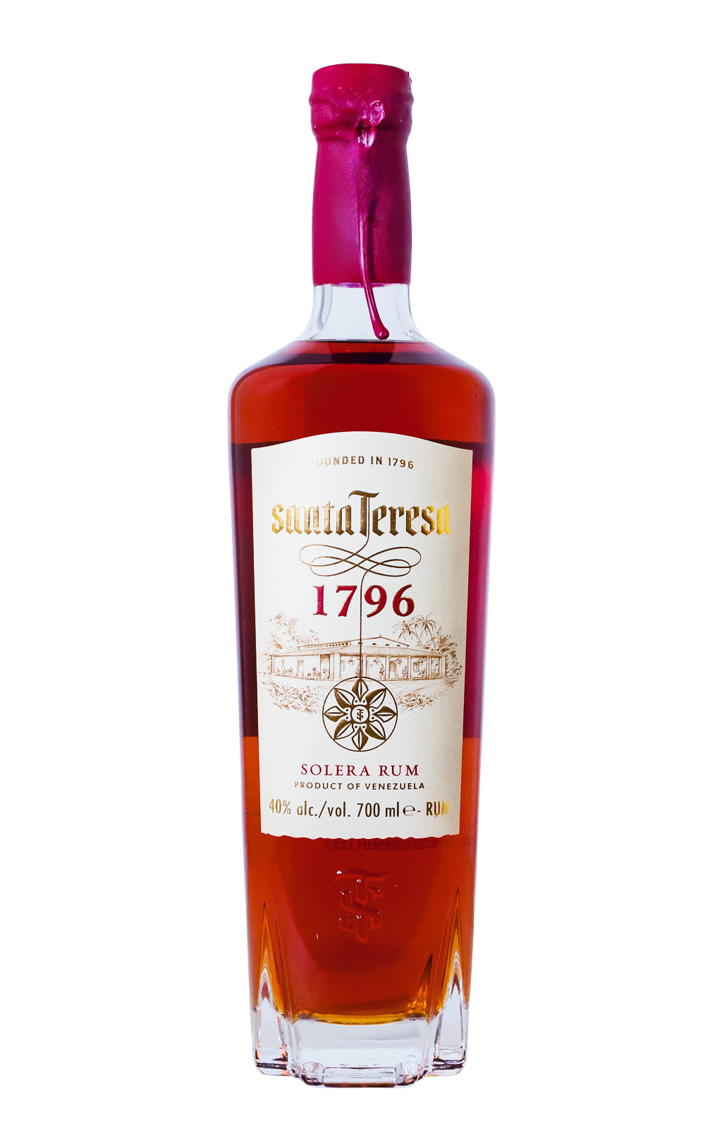 Santa Teresa Antiguo de Solera 1796 Rum mit Glas in Geschenkverpackung - 0,7L 40% vol