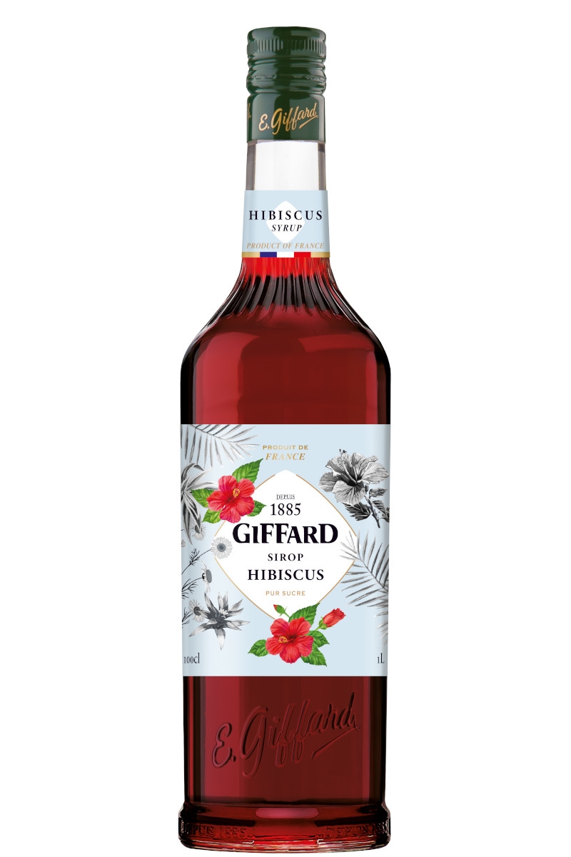 Giffard Hibiscus Sirup - 1 Liter Giffard Hibiscus Sirup - 1 Liter