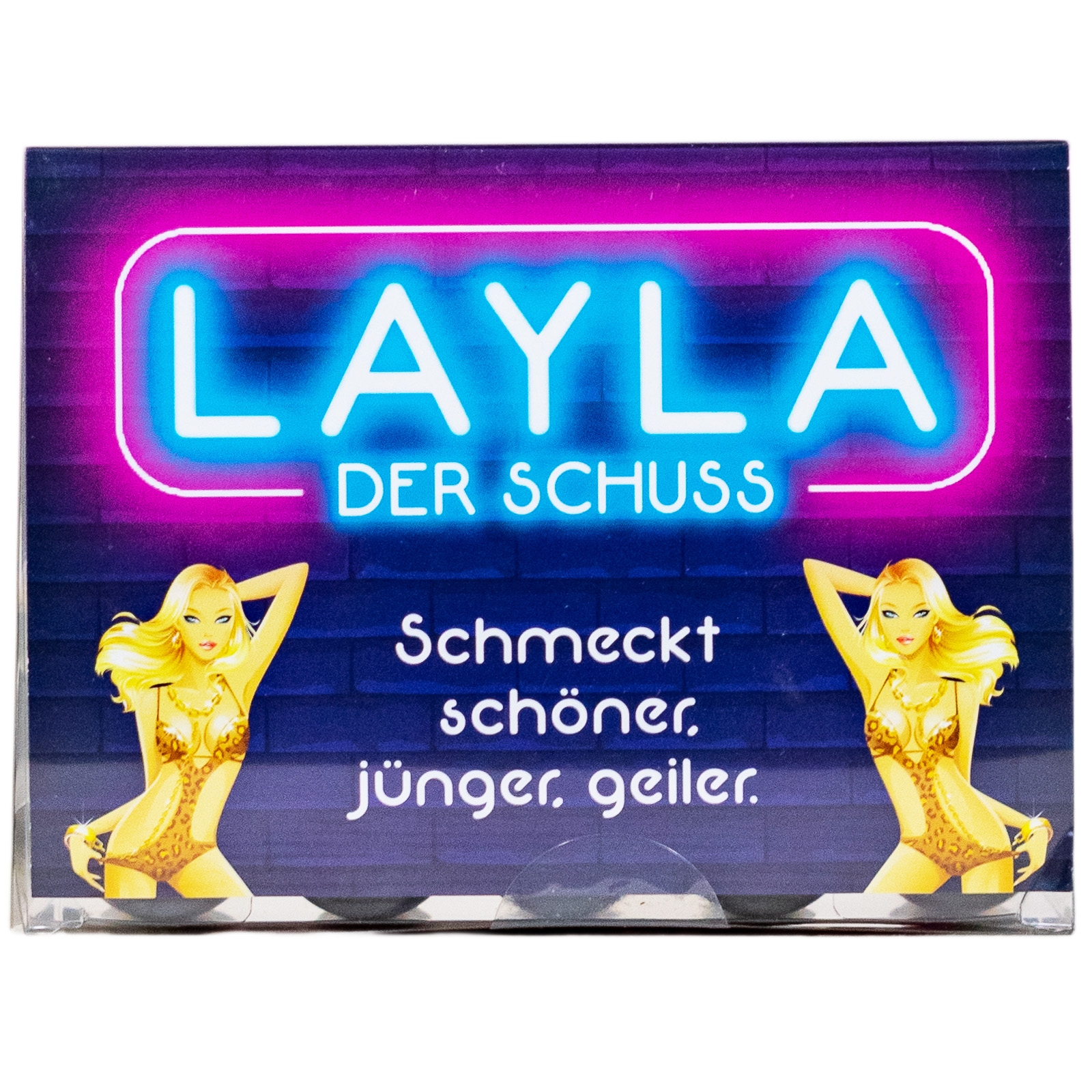 Paket [20 x 0,02L] Layla Der Schuss Pflaumenlikör - 0,4L 15% vol
