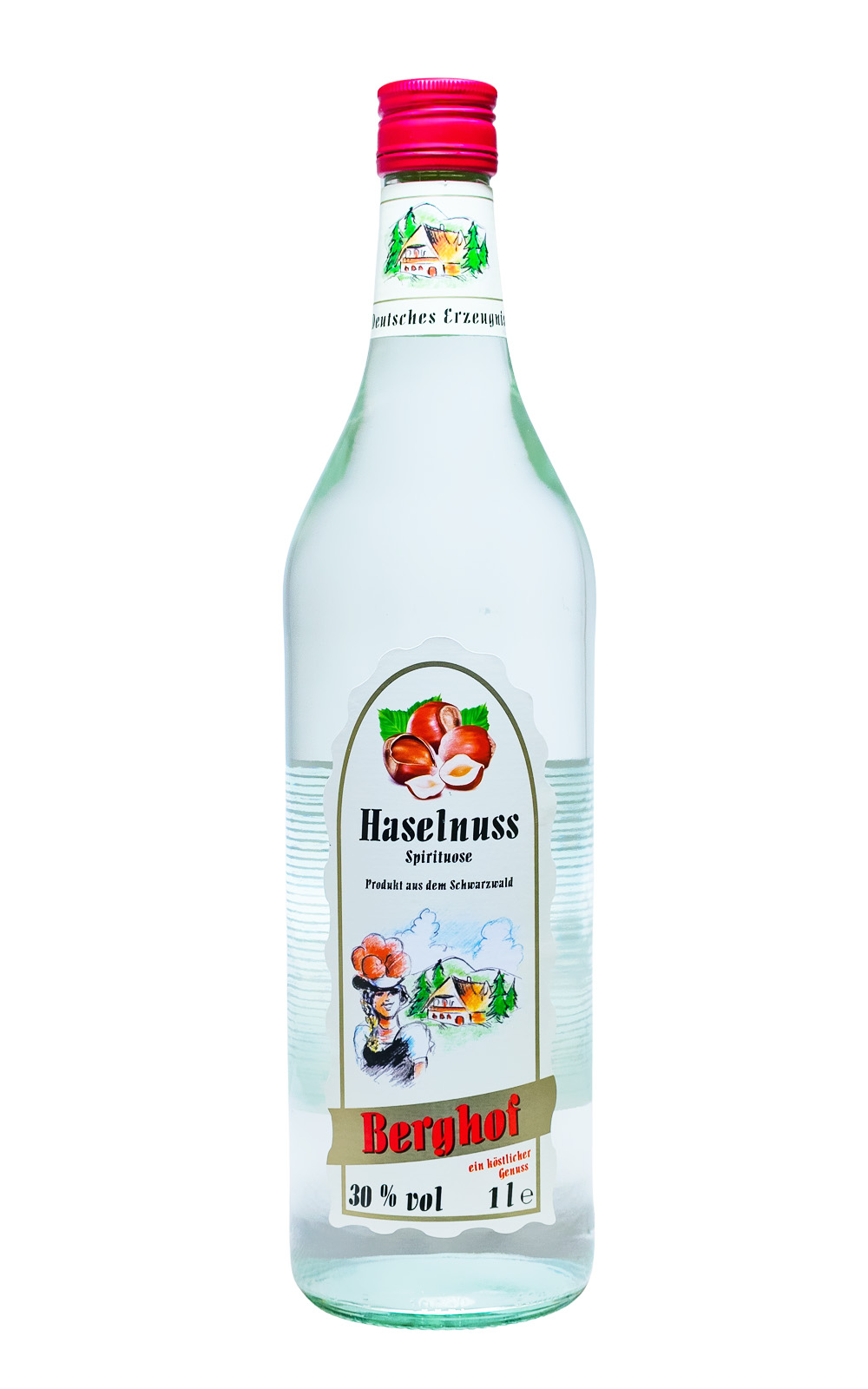 Berghof Haselnuss - 1 Liter 30% vol