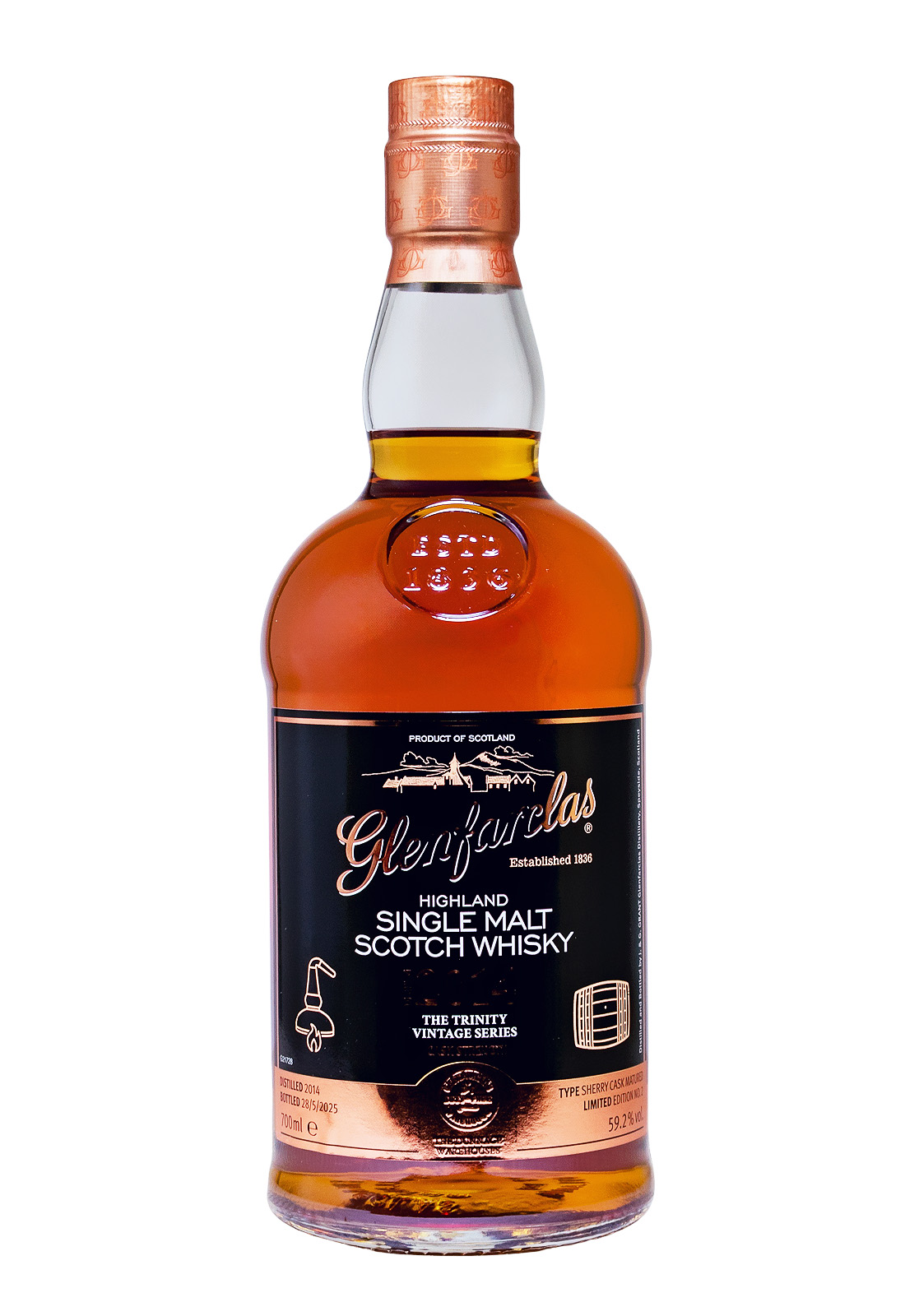 Glenfarclas Trinity Vintage Series No. 2 - 0,7L 59,2% vol