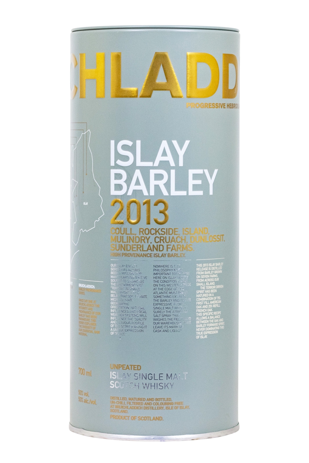 Bruichladdich Islay Barley 2013 Unpeated Islay Single Malt Scotch Whisky - 0,7L 50% vol