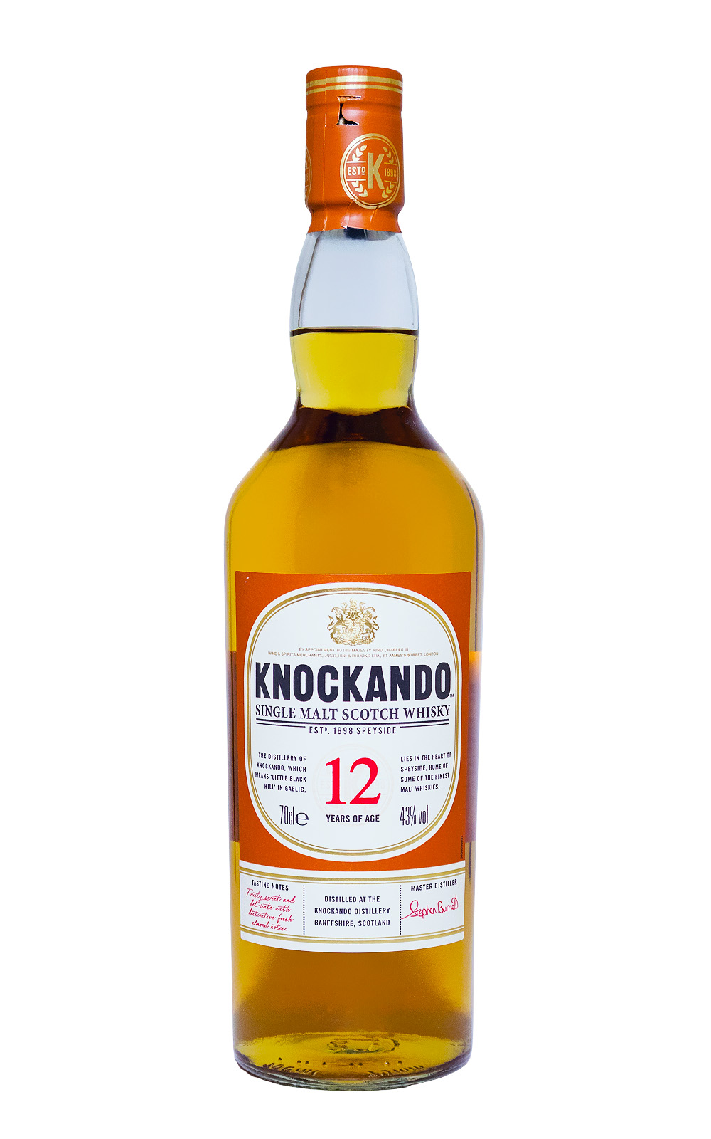 Knockando 12 Jahre Speyside Single Malt Scotch Whisky - 0,7L 43% vol