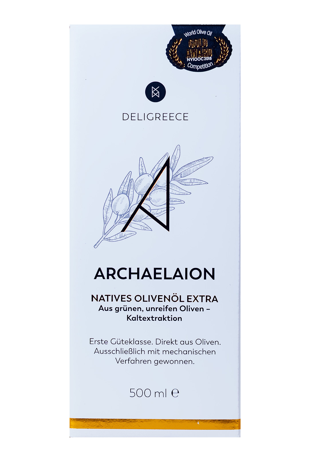 Deligreece Archaelaion Olivenöl - 0,5L