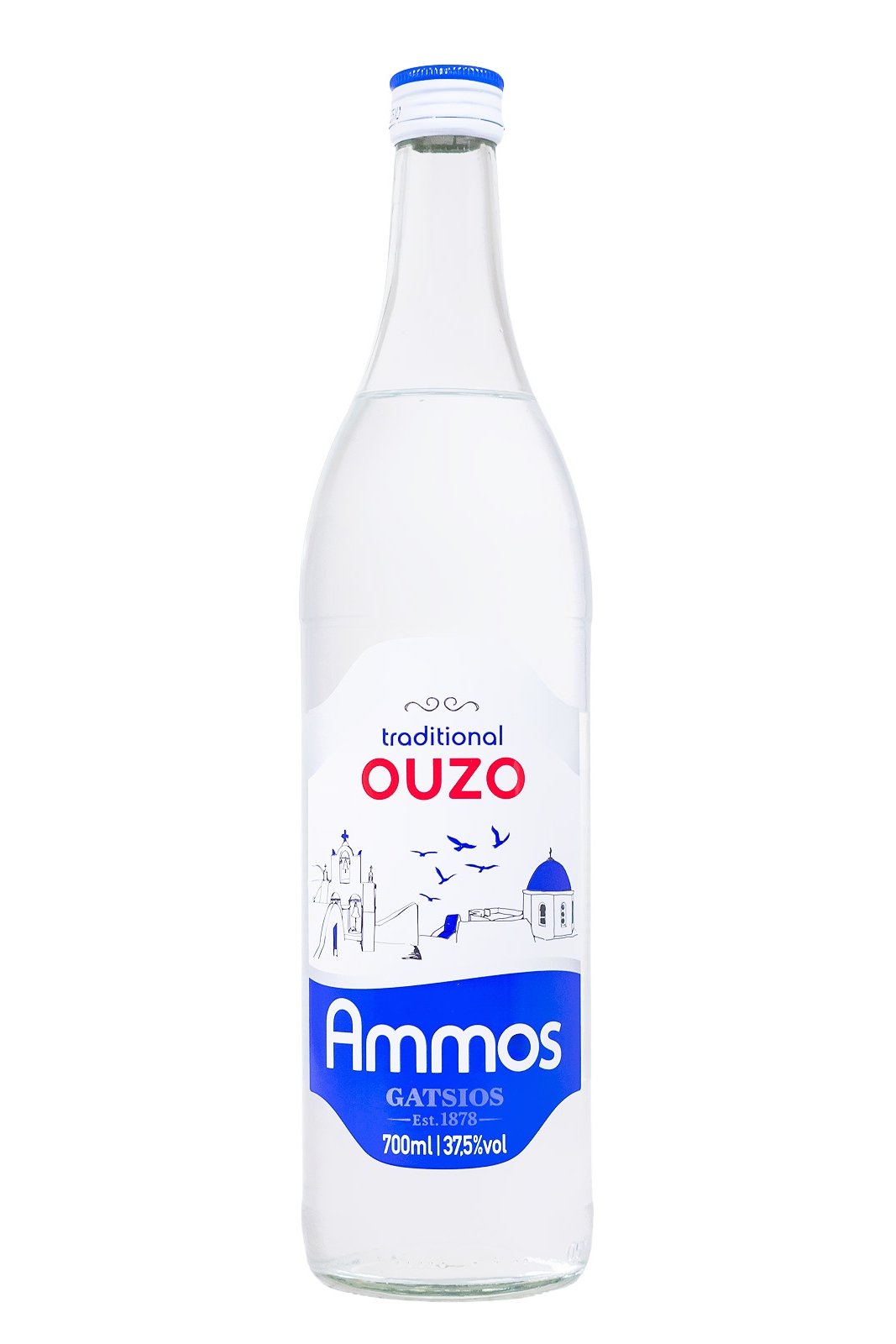 Ouzo Ammos Gatsios - 0,7L 37,5% vol Ouzo Ammos Gatsios - 0,7L 37,5% vol