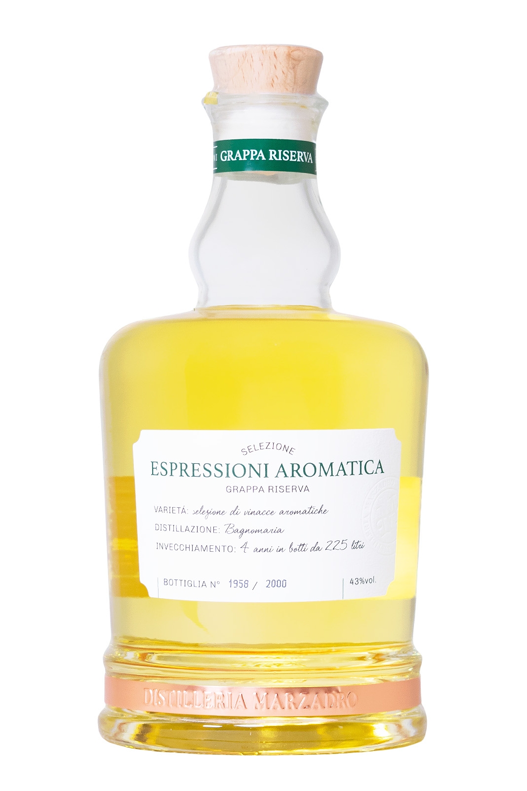 Marzadro Espressioni Aromatica - 0,7L 43% vol Marzadro Espressioni Aromatica - 0,7L 43% vol