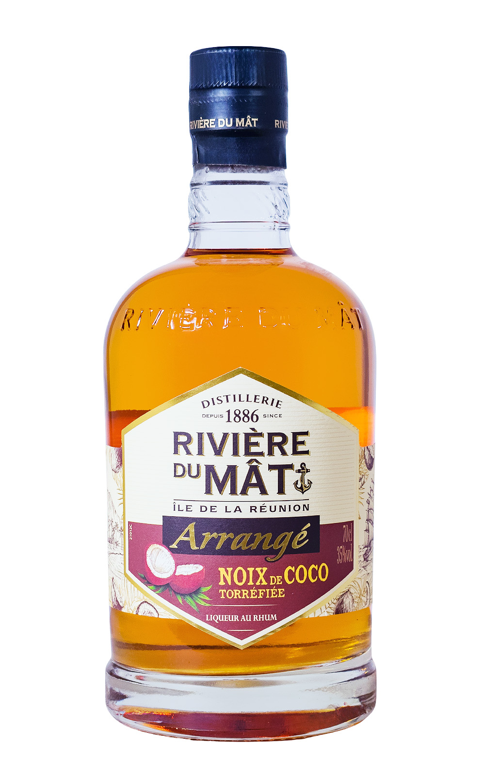 Rivière du Mât Arrangé Noix de Coco Torréfié - 0,7L 35% vol