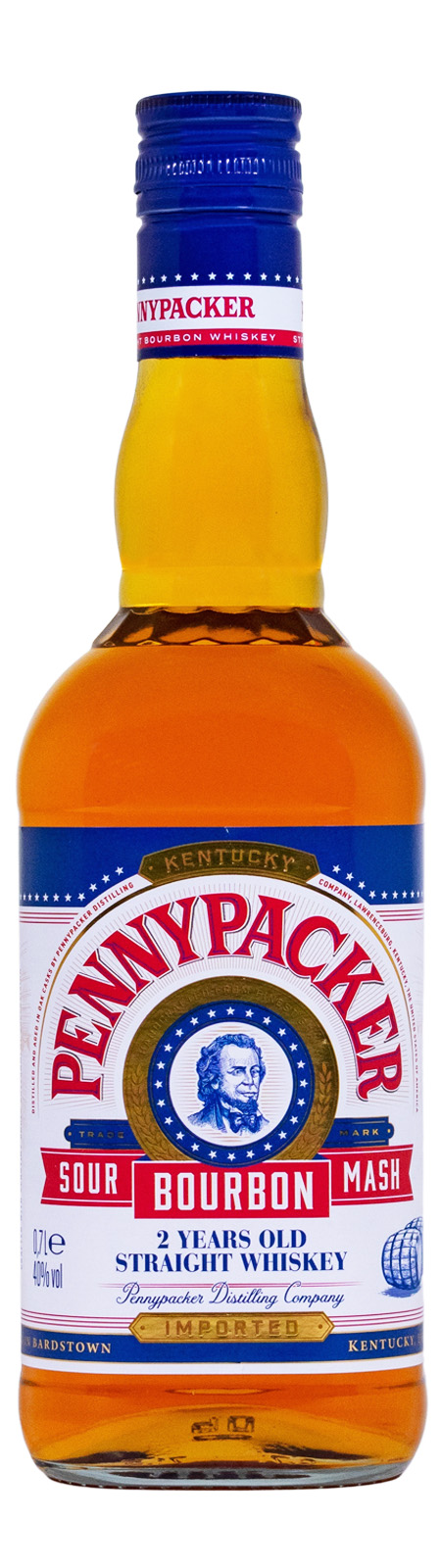 PennyPacker Kentucky Straight Bourbon Whiskey - 0,7L 40% vol