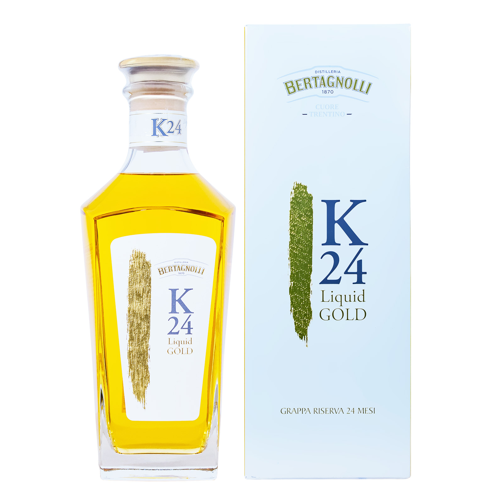 Bertagnolli K24 Liquid Gold Grappa - 0,7L 42% vol