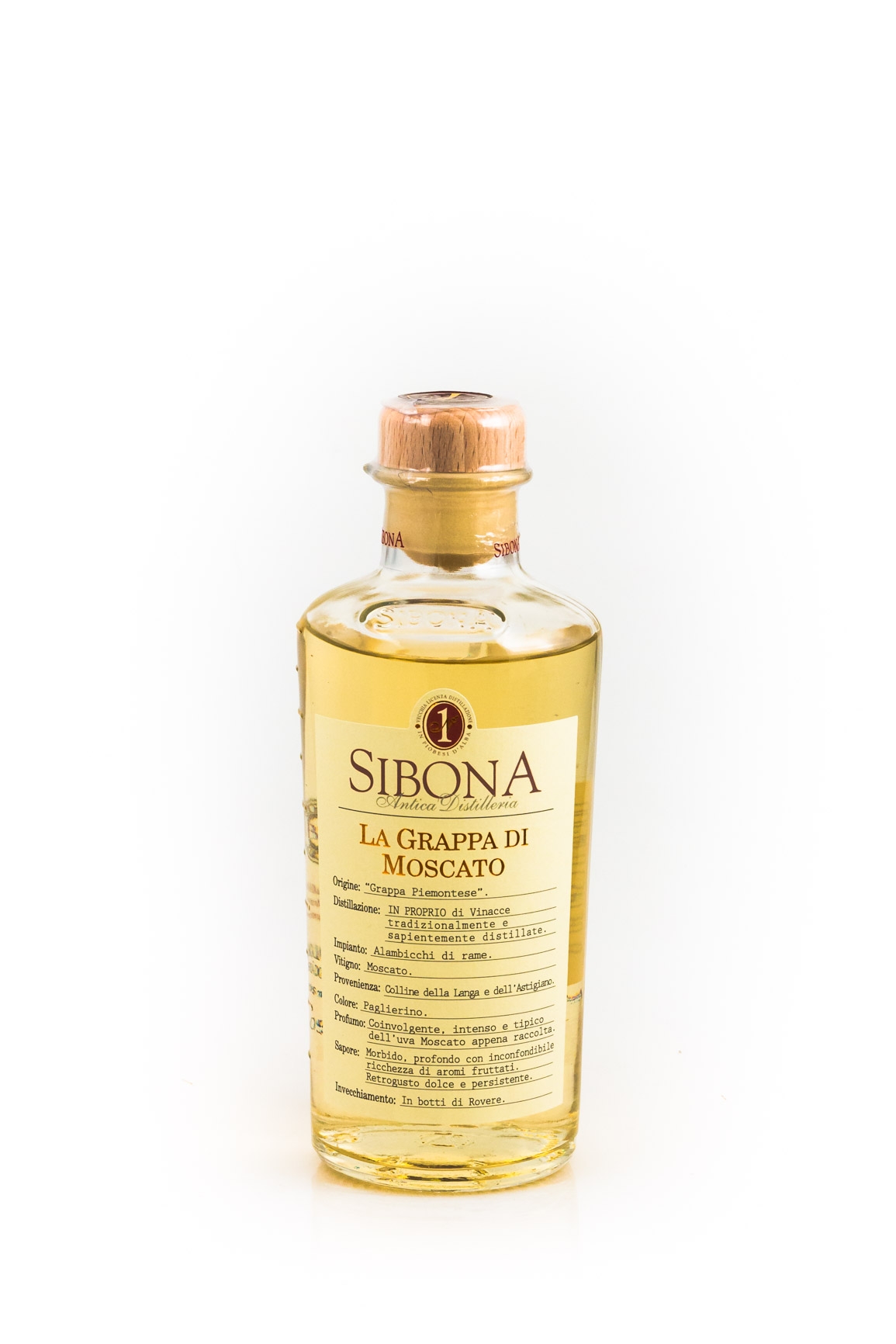 Sibona Grappa di Moscato - 0,5L 40% vol Sibona Grappa di Moscato - 0,5L 40% vol
