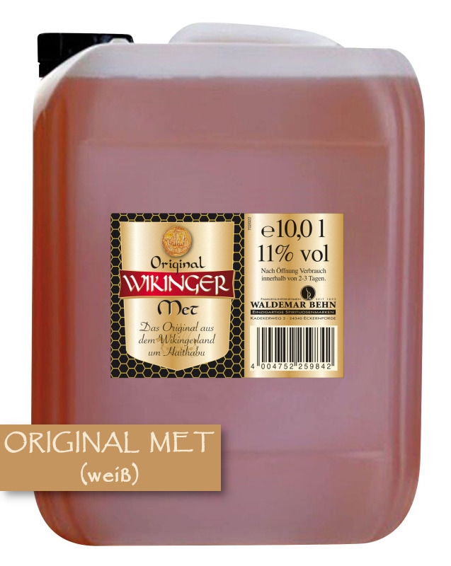 Original Wikinger Met 10 Liter Kanister - 10L 11% vol Original Wikinger Met 10 Liter Kanister - 10L 11% vol