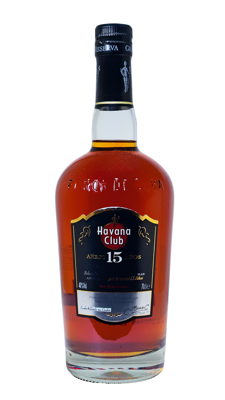 Ohne GEPA: Havana Club Gran Reserva Anejo 15 Jahre Rum - 0,7L 40% vol