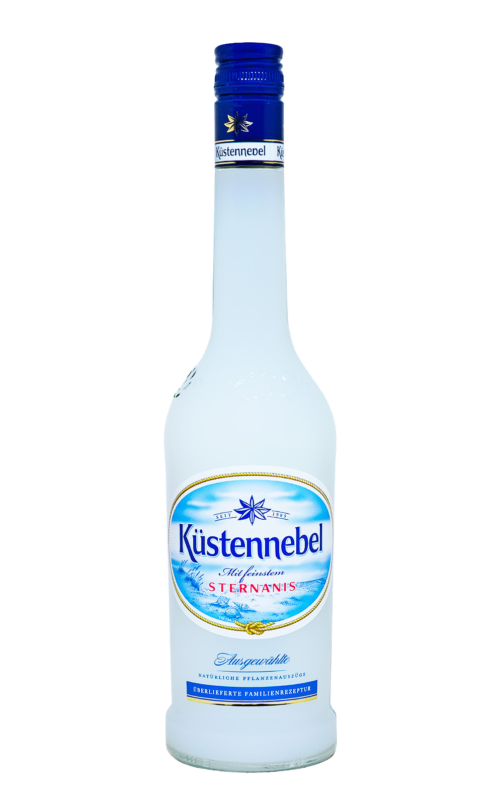 Küstennebel GEPA mit 2 Shot-Gläsern - 0,5L 21,8% vol