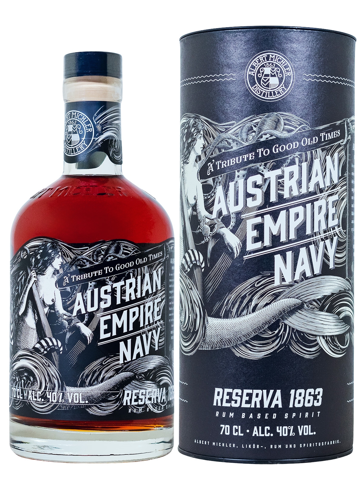 Austrian Empire Navy Reserve 1863 Spirituose auf Rum-Basis - 0,7L 40% vol