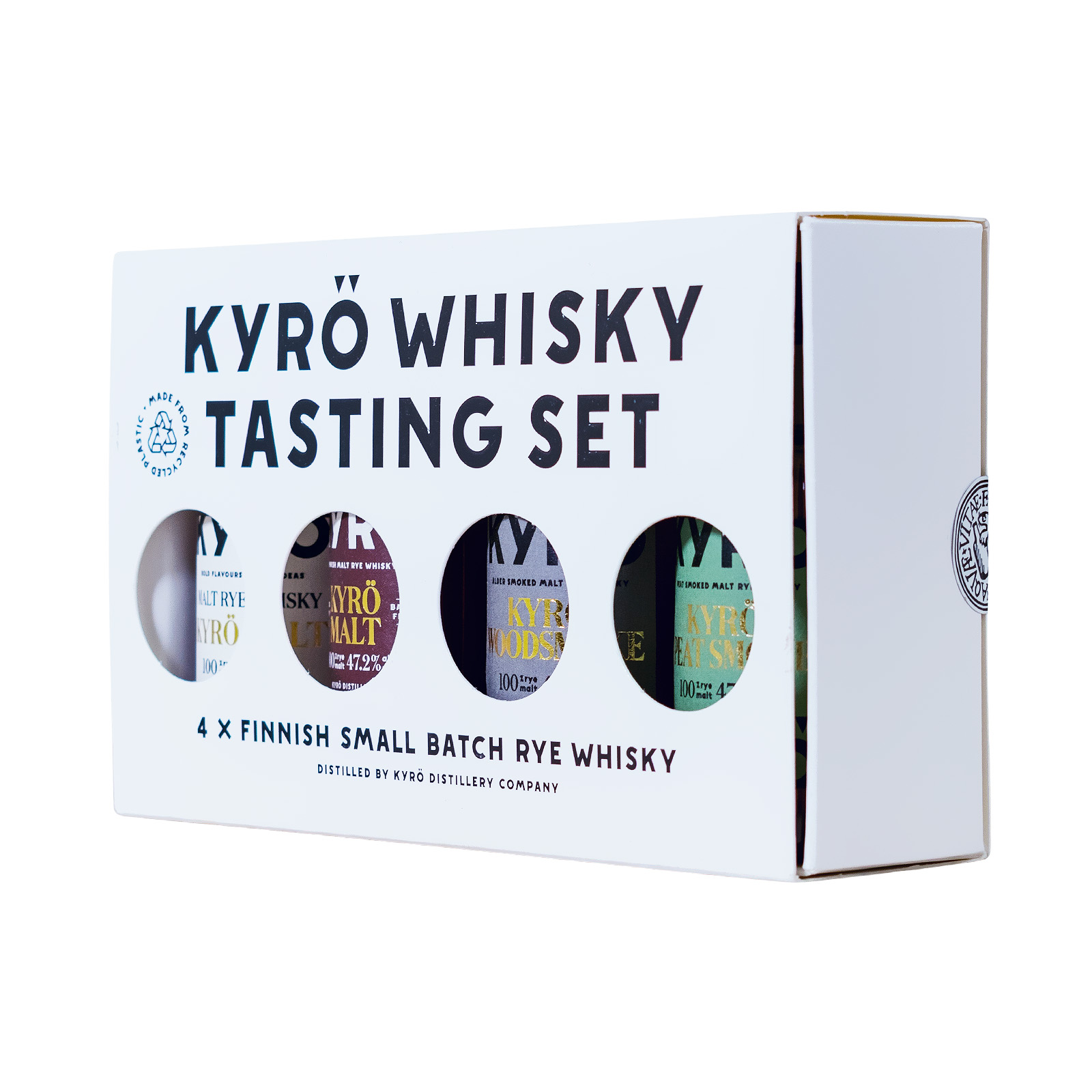 Kyrö Tasting Set Paket [4 x 0,05 Liter] - 0,2L 43,58% vol