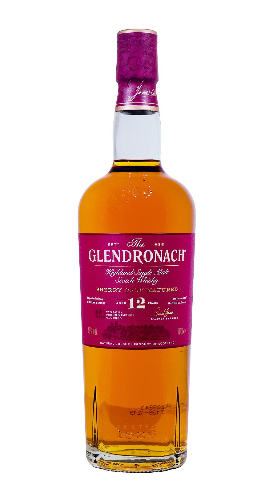 Glendronach 12 Jahre Highland Single Malt Scotch Whisky - 0,7L 43% vol