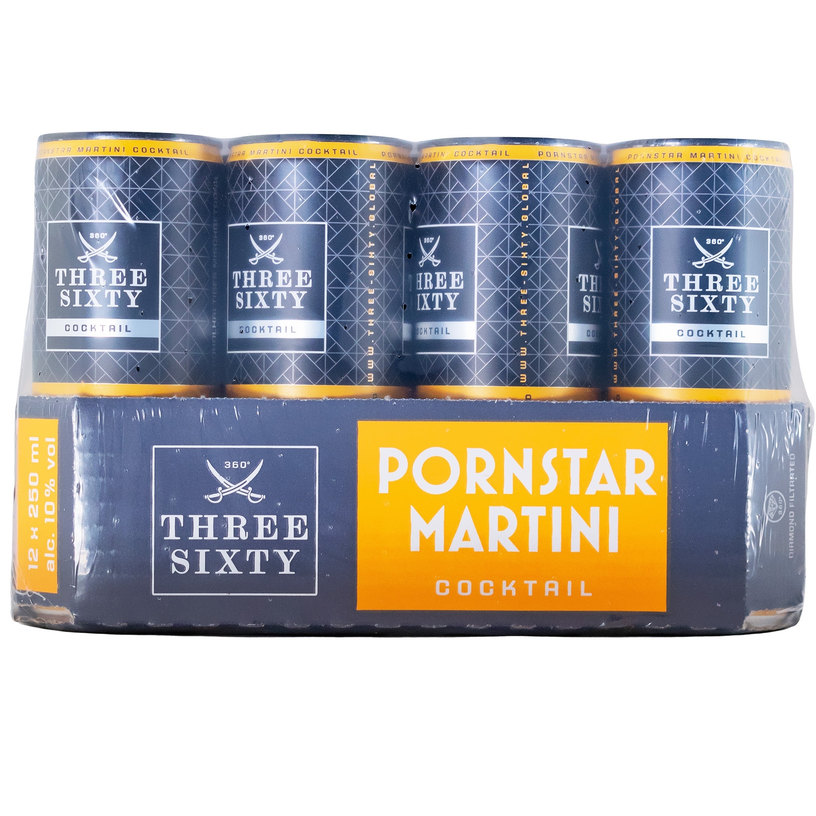 Paket [12 x 0,25L] Three Sixty Pornstar Martini - 3L 10% vol