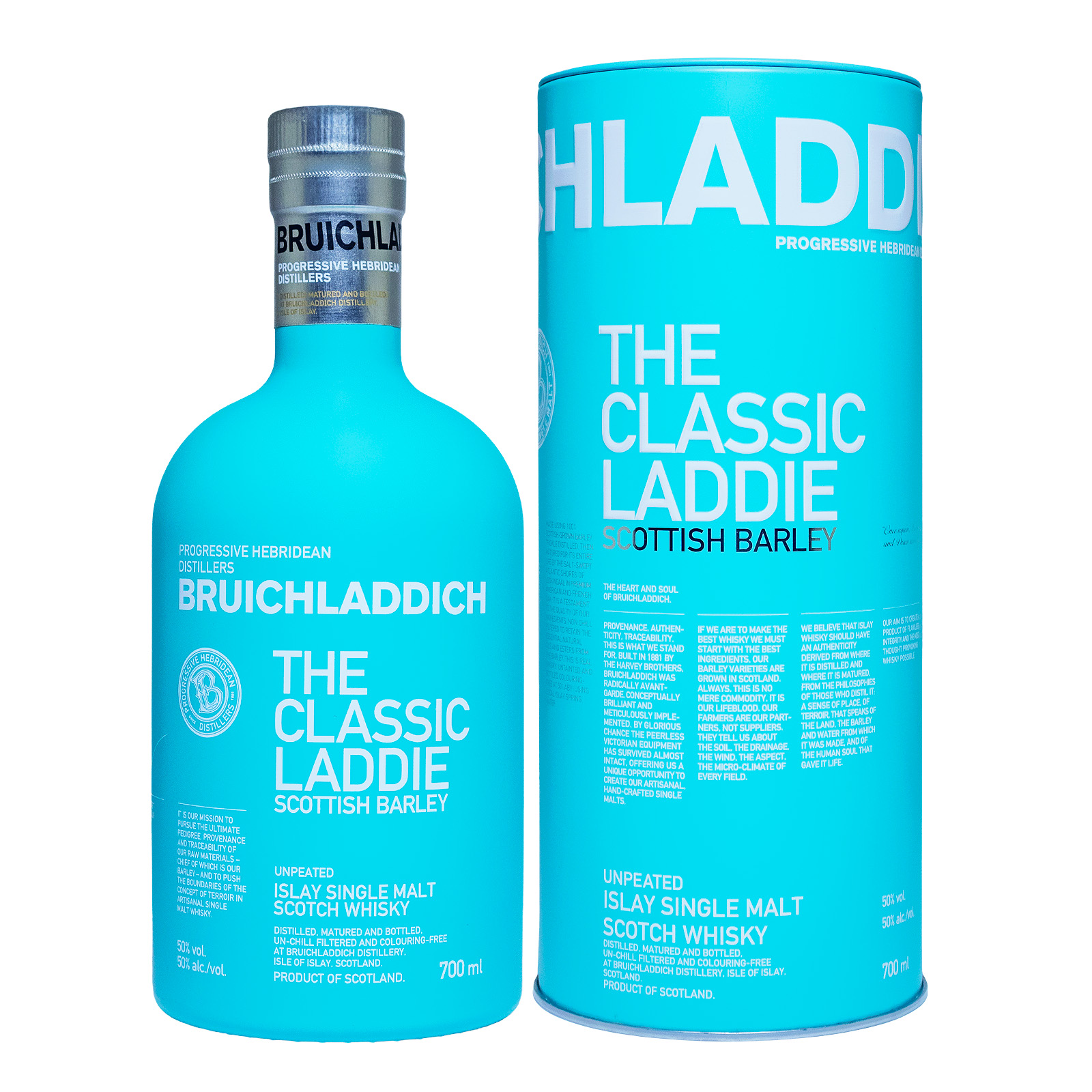 Bruichladdich Scottish Barley The Classic Laddie Unpeated Islay Single Malt Scotch Whisky - 0,7L 50% vol