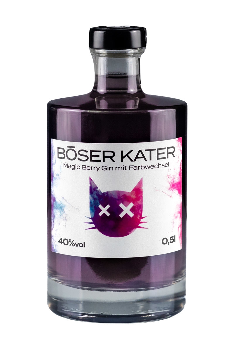 Böser Kater Magic Berry Gin - 0,5L 40% vol Böser Kater Magic Berry Gin - 0,5L 40% vol