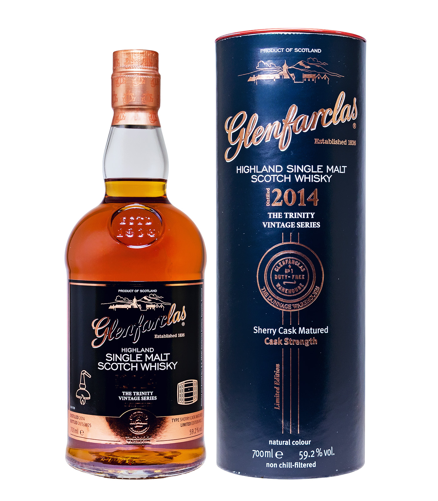 Glenfarclas Trinity Vintage Series No. 2 - 0,7L 59,2% vol