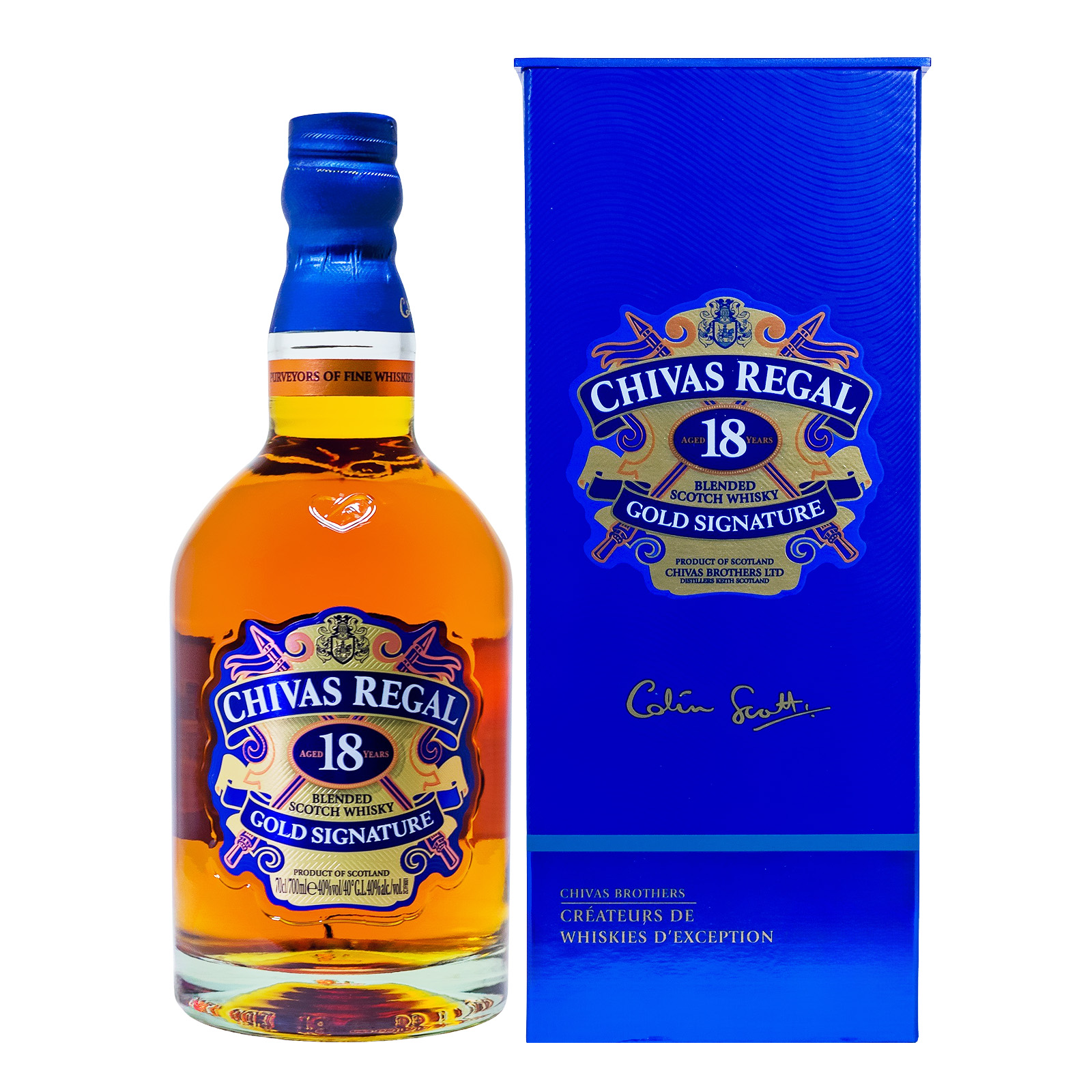 Chivas Regal 18 Jahre Gold Signature Blended Scotch Whisky - 0,7L 40% vol