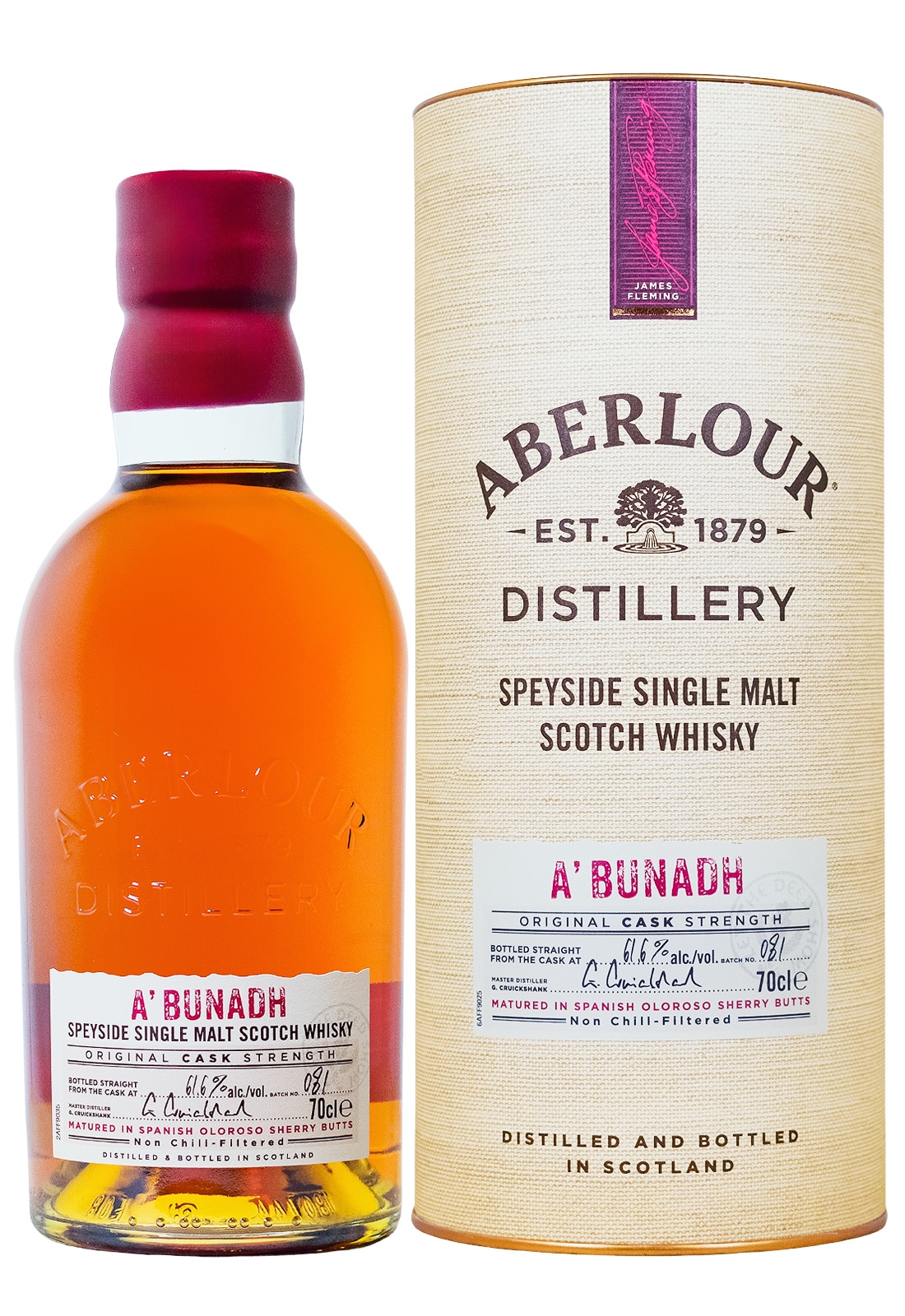 Aberlour A bunadh Batch 81 Single Malt Scotch Whisky - 0,7L 61,6% vol Aberlour A bunadh Batch 81 Single Malt Scotch Whisky - 0,7L 61,6% vol