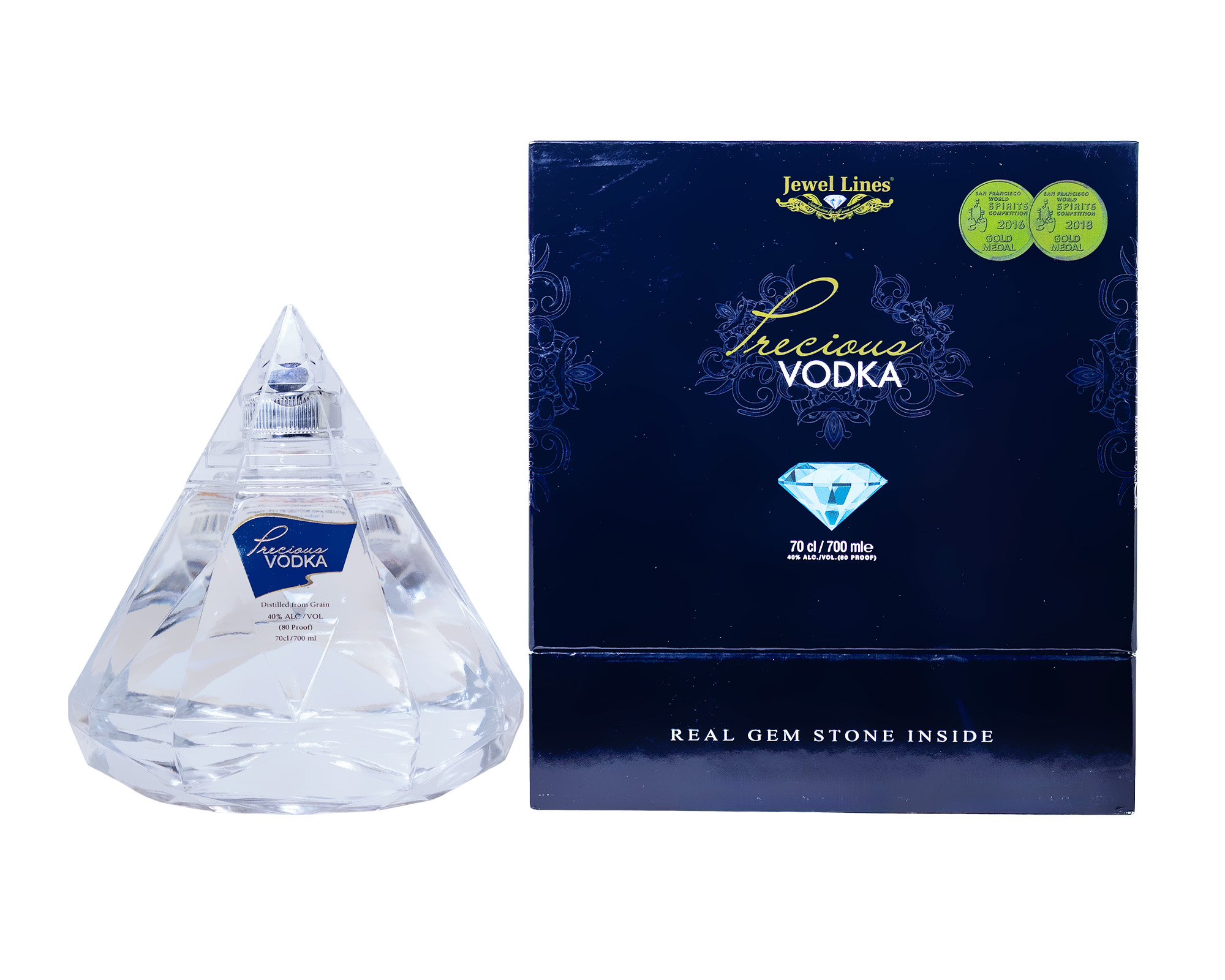 Jewel Lines Precious Vodka - 0,7L 40% vol