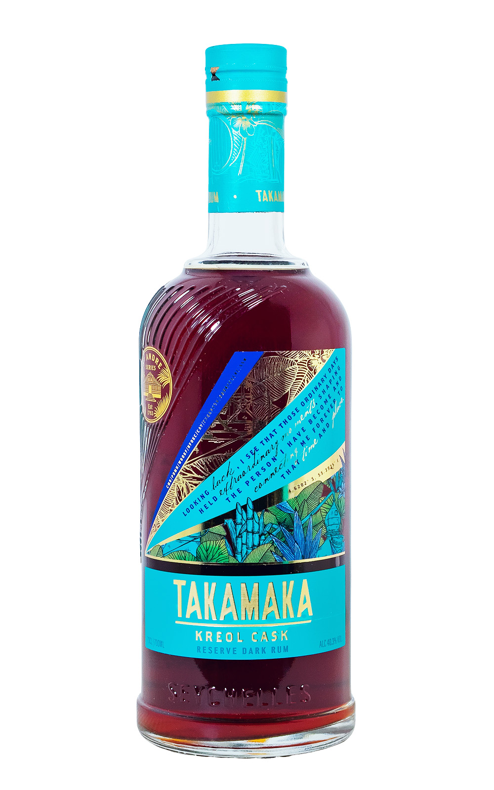 Takamaka Kreol Cask Rum - 0,7L 40,3% vol