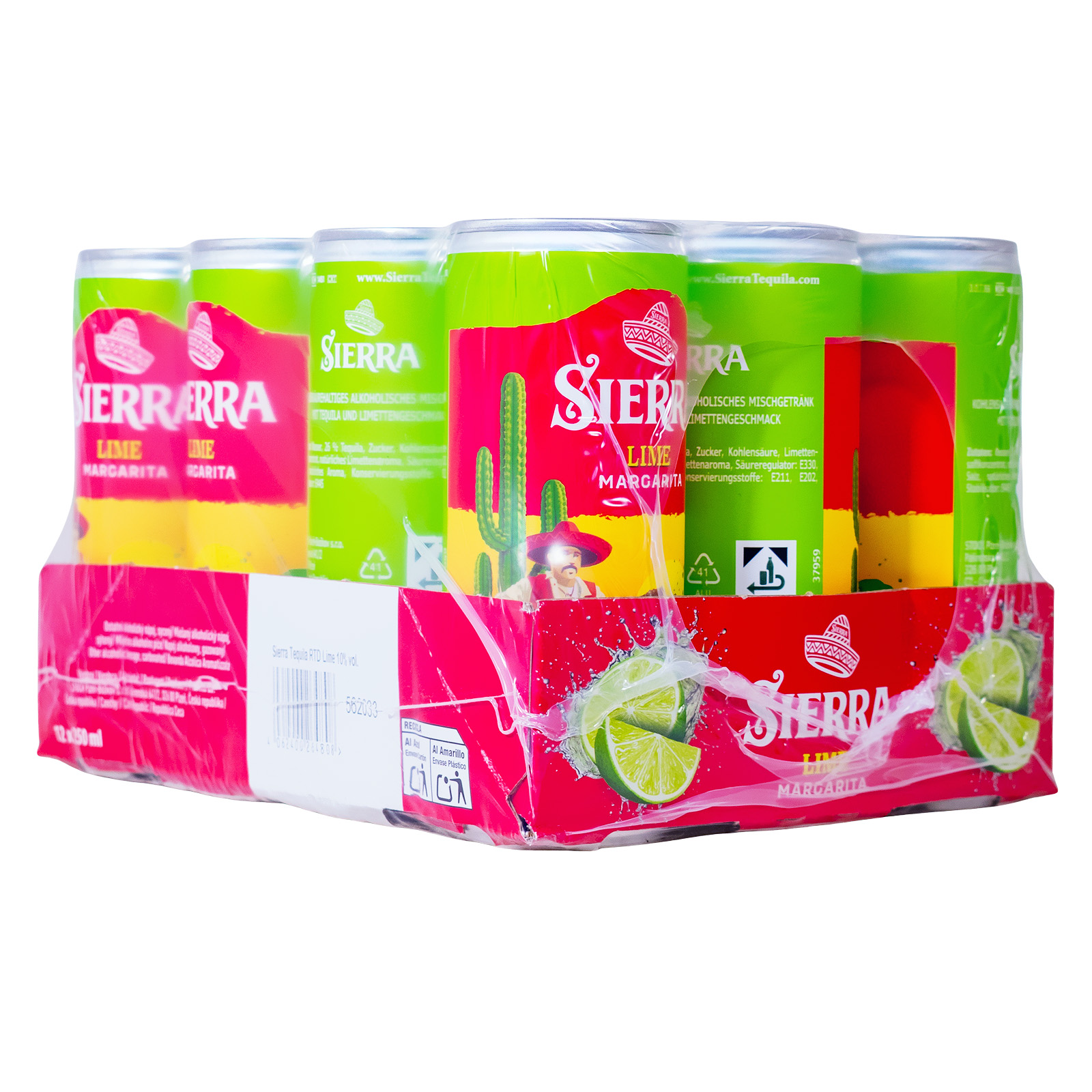 Paket [12 x 0,25L] Sierra Lime Margarita - 3L 10% vol